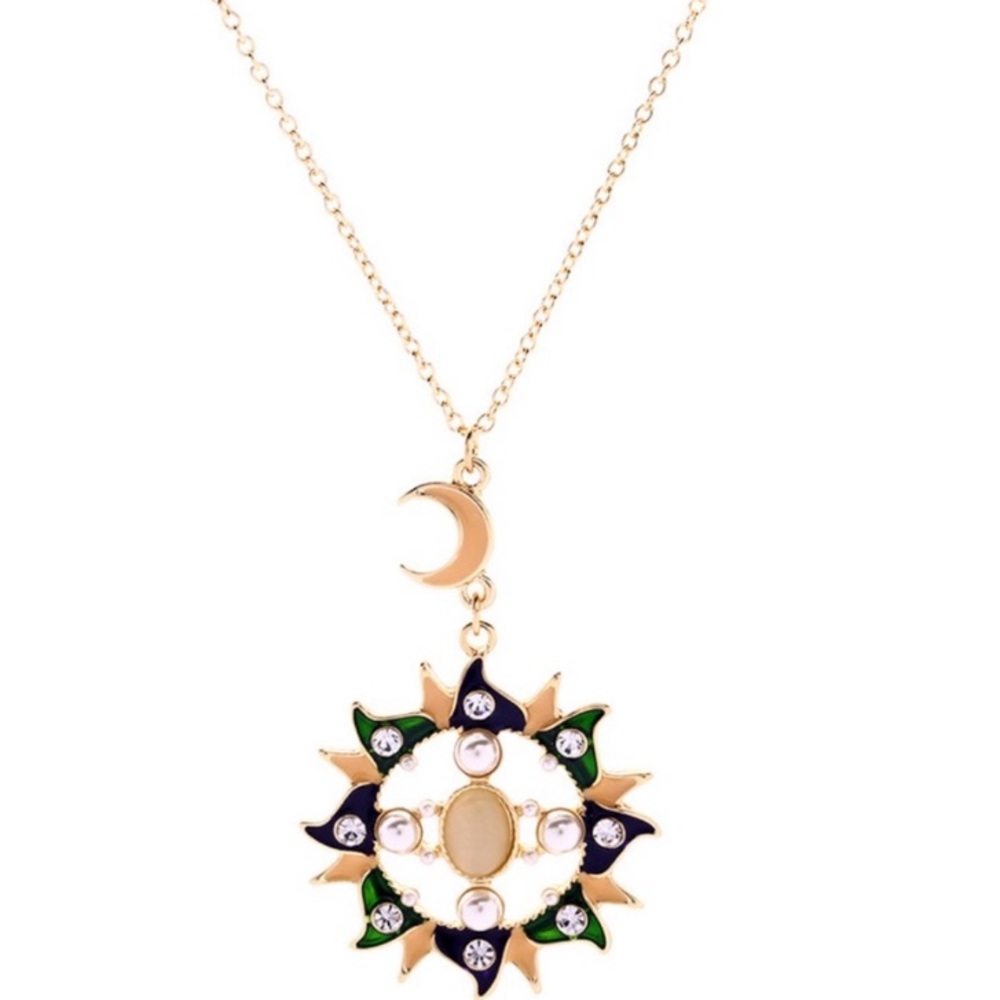 NEW Boho Moon and Sun Necklace